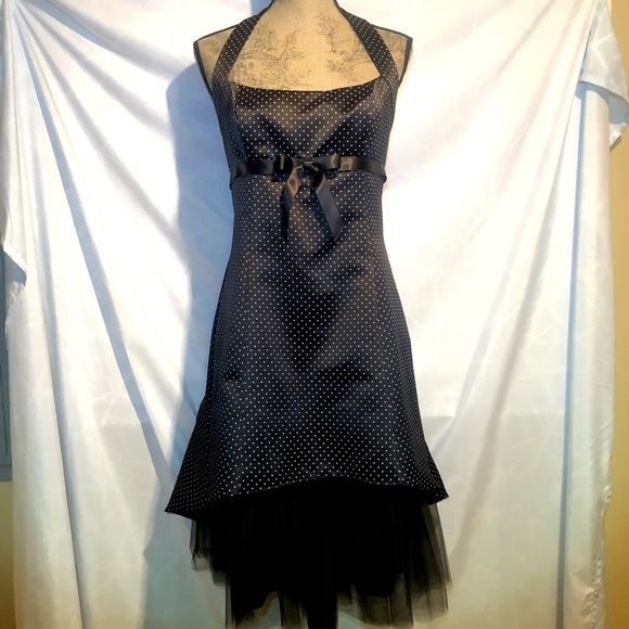 Betsy & Adam Dresses & Skirts - Betsy & Adam Polka Dot Cocktail Dress Sz 10